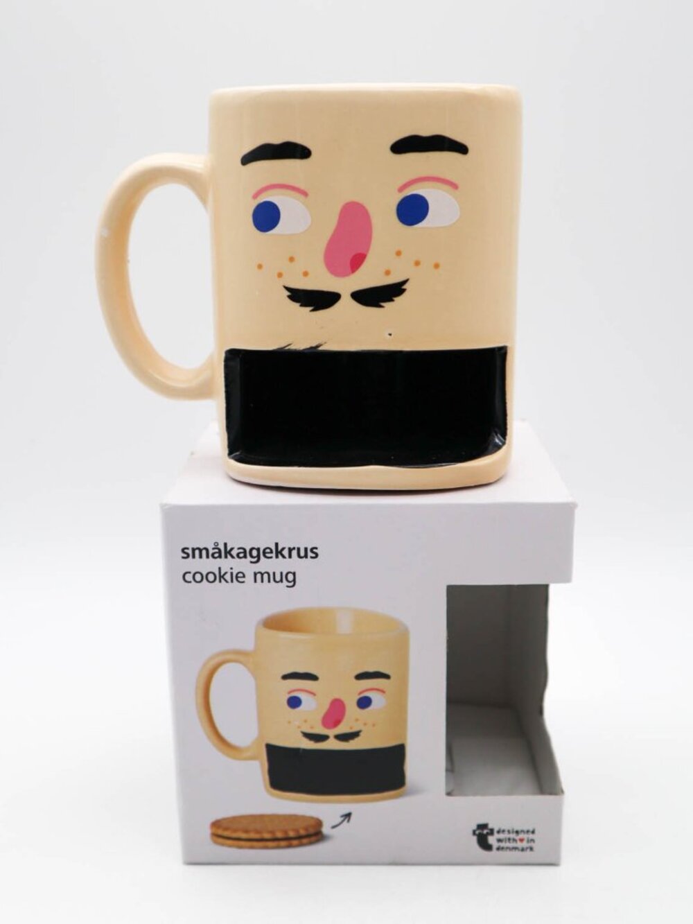 Smakagekrus Cookie Mug Flying Tiger Denmark Danish Design Scandi Quirky Dopamine